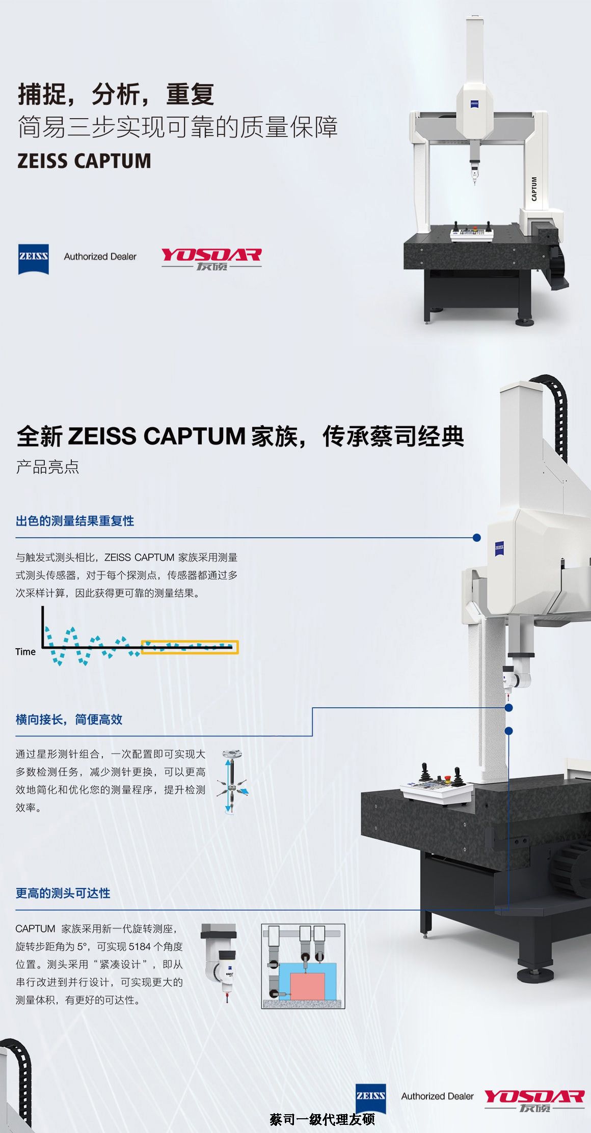 福建蔡司福建三坐标CAPTUM